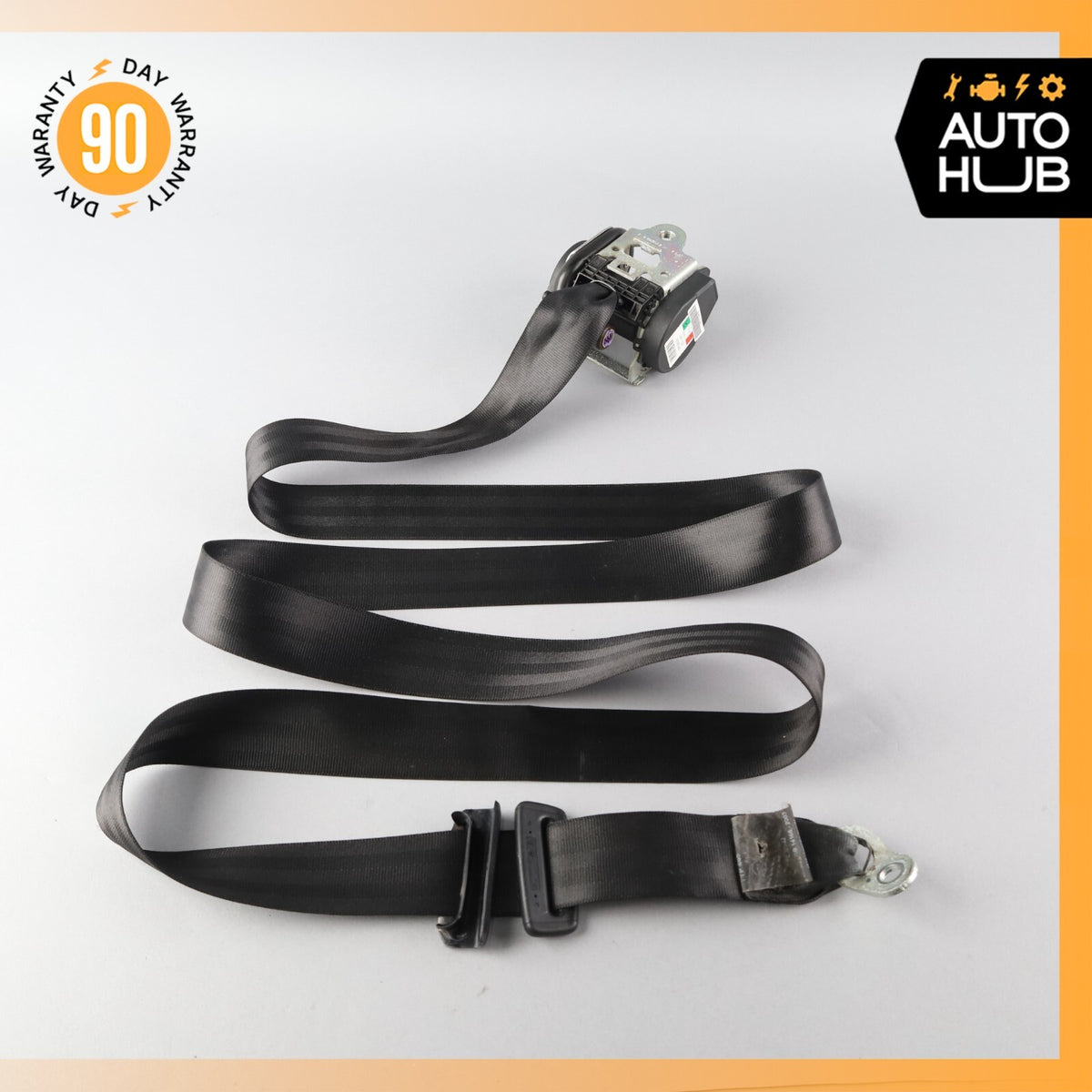07-11 Bentley Continental GTC Rear Right or Left Side Seat Belt Black OEM - photo 8