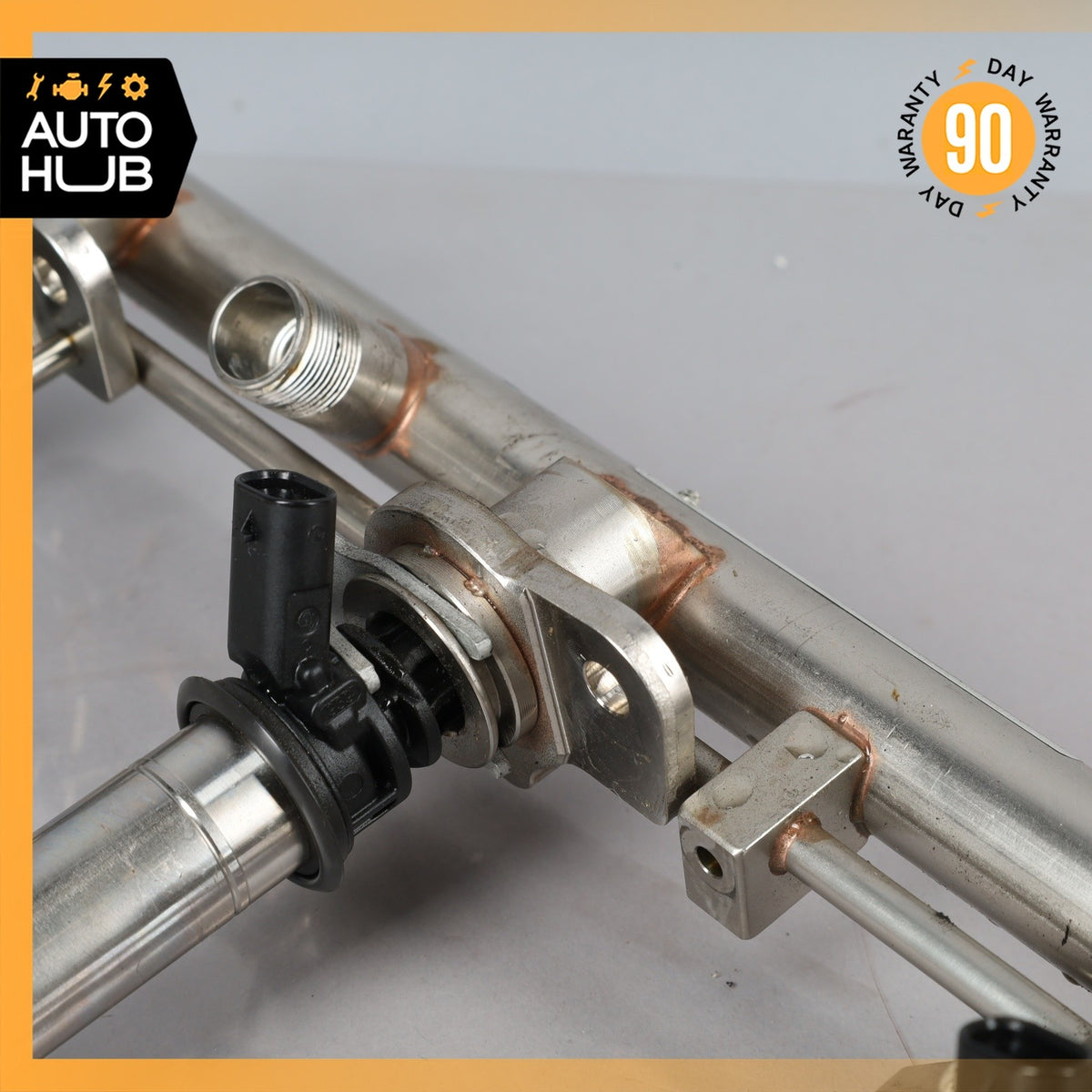 Mercedes W222 S550 CL550 Fuel Injection Rail Line w/ Injectors Left Side OEM - photo 10
