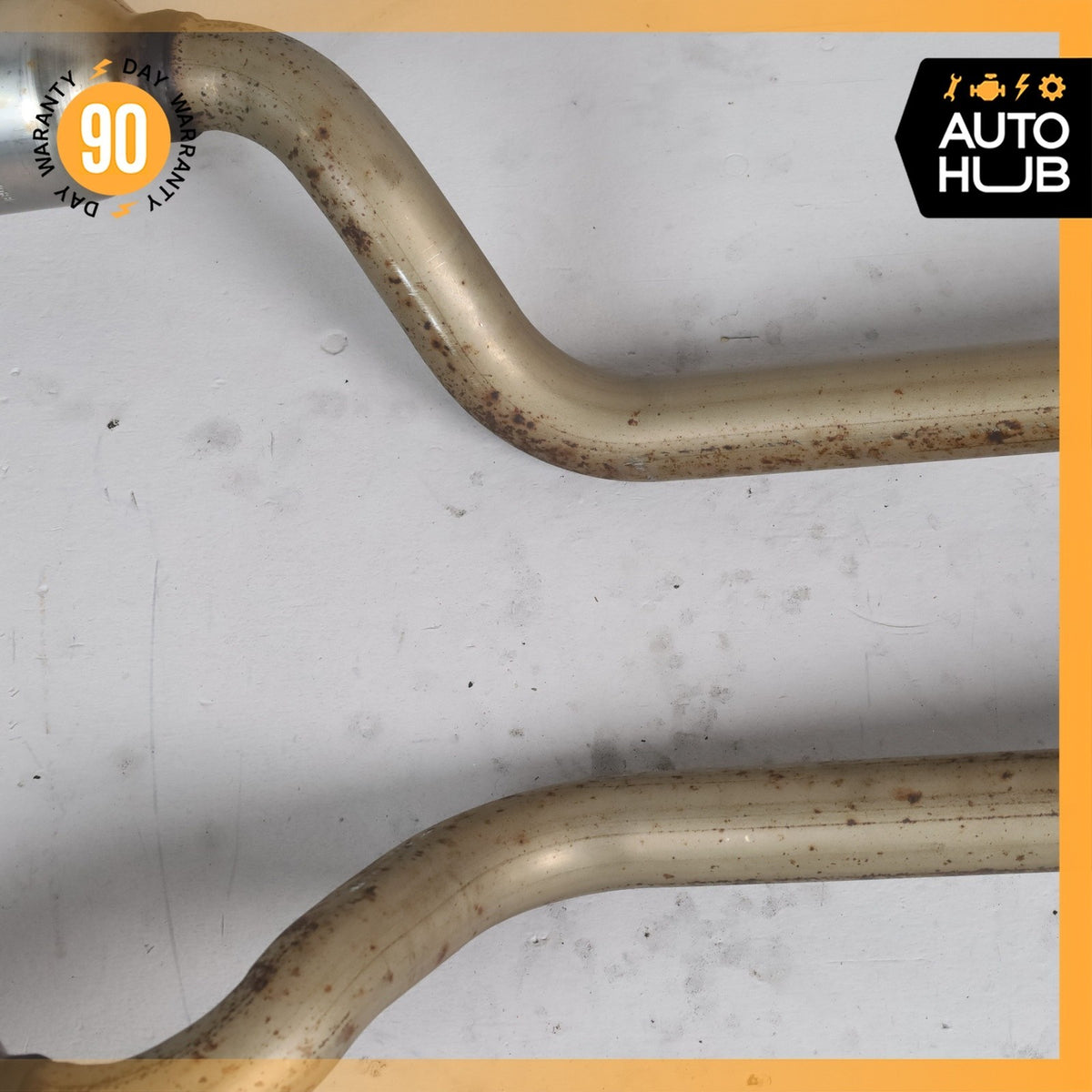 10-11 Mercedes W212 E350 M272 4Matic Engine Exhaust Downpipe Set 2124901236 OEM - photo 13