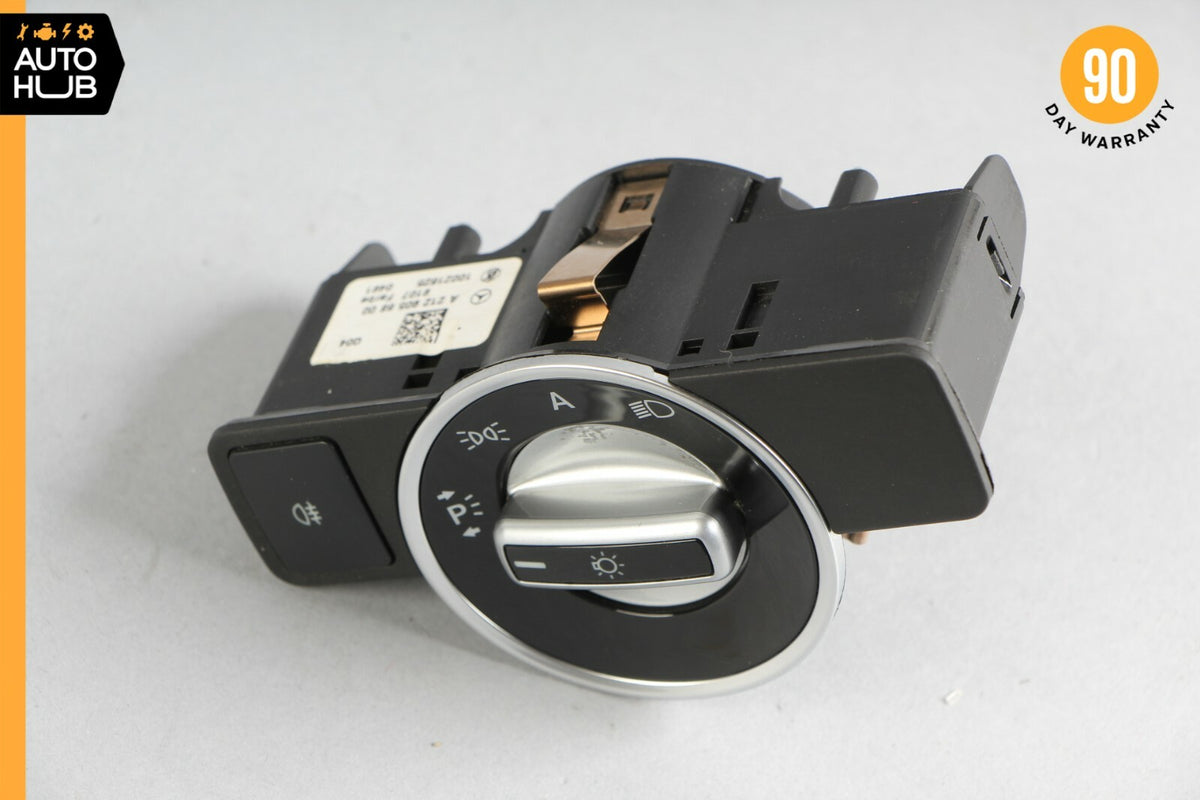 08-20 Mercedes W212 E350 SLK350 Headlight Fog Light Switch Control Module 30k - photo 2
