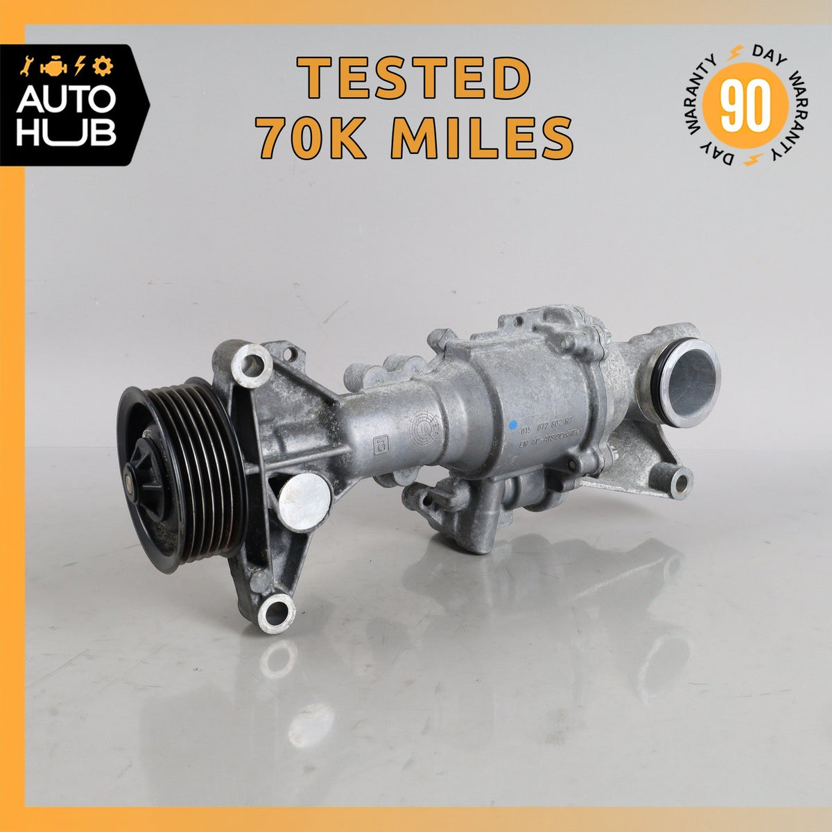16-23 Mercedes W205 C300 GLC300 M274 Engine Water Coolant Pump OEM 70k - photo 1