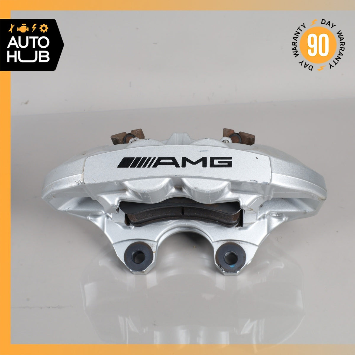 Mercedes W204 C63 AMG Rear Left & Right Side Brake Calipers Set OEM - photo 9