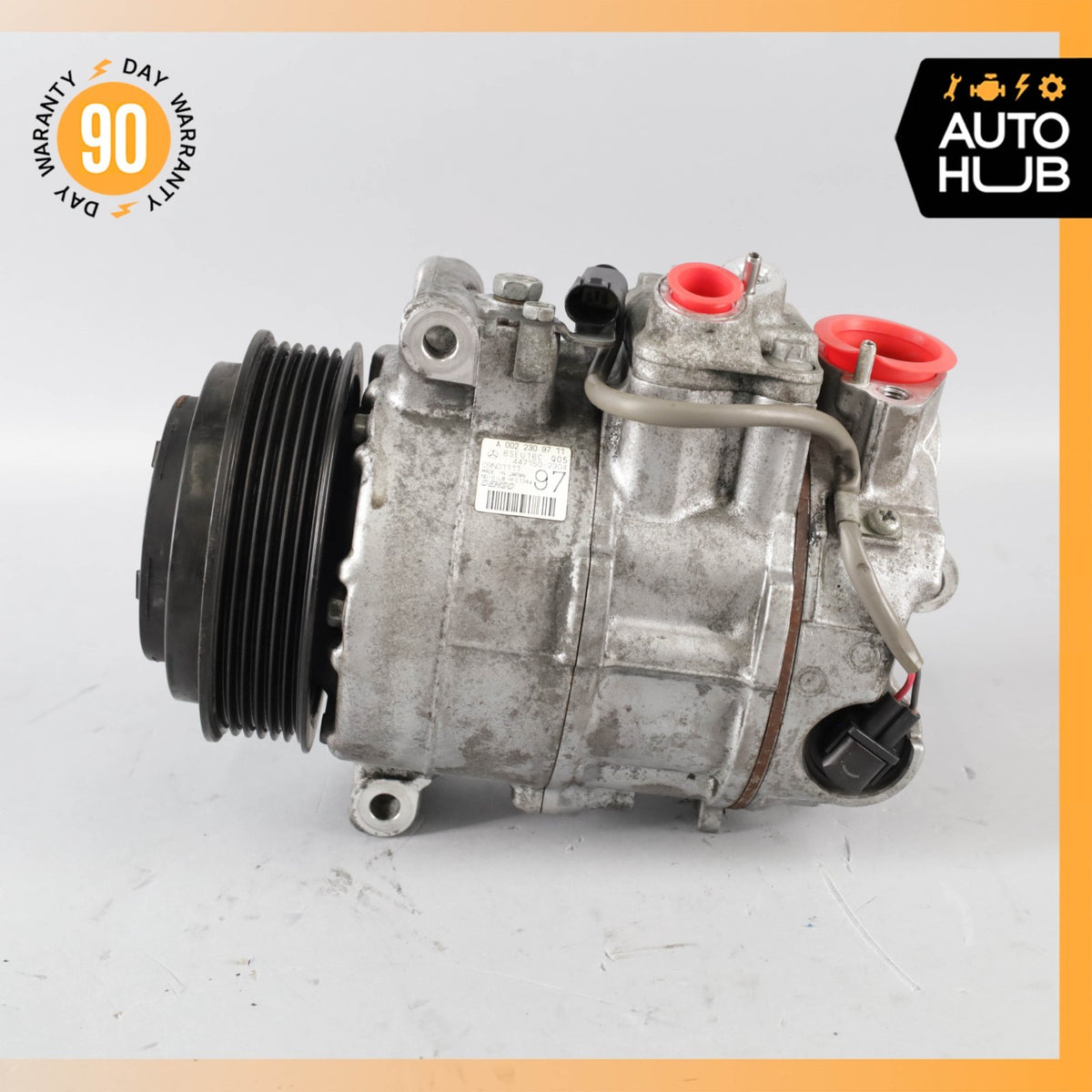 12-18 Mercedes W207 E550 A/C Air Conditioning Compressor 0022309711 OEM - photo 4