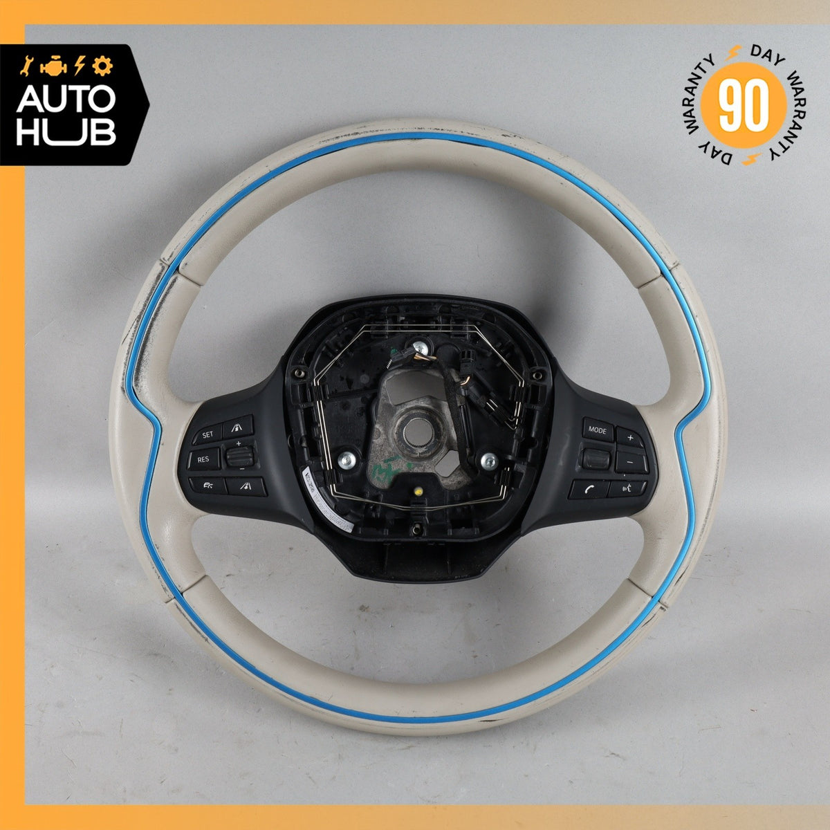 14-21 BMW i3 I01 Hybrid Steering Wheel Gray 6870162 OEM 88k - photo 1