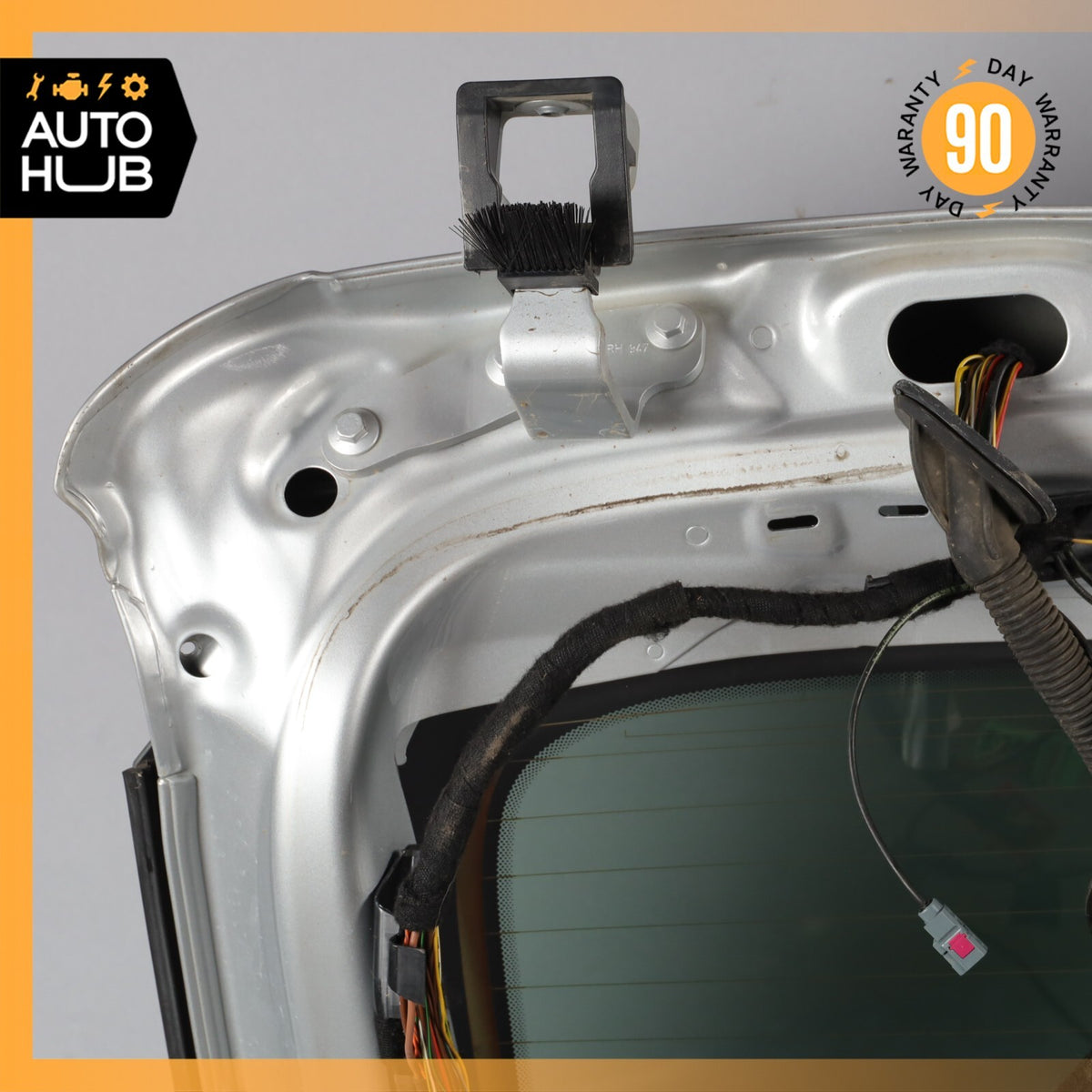 11-14 Porsche Cayenne 958 S Trunk Lid Liftgate Tailgate Hatch Shell Silver OEM - photo 18