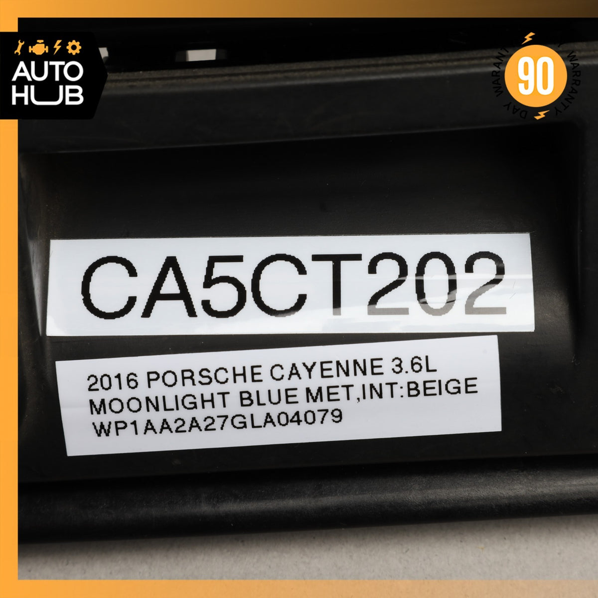 15-18 Porsche Cayenne 958 Trunk Tailgate Release Open Handle w/ Camera OEM 80k - photo 11