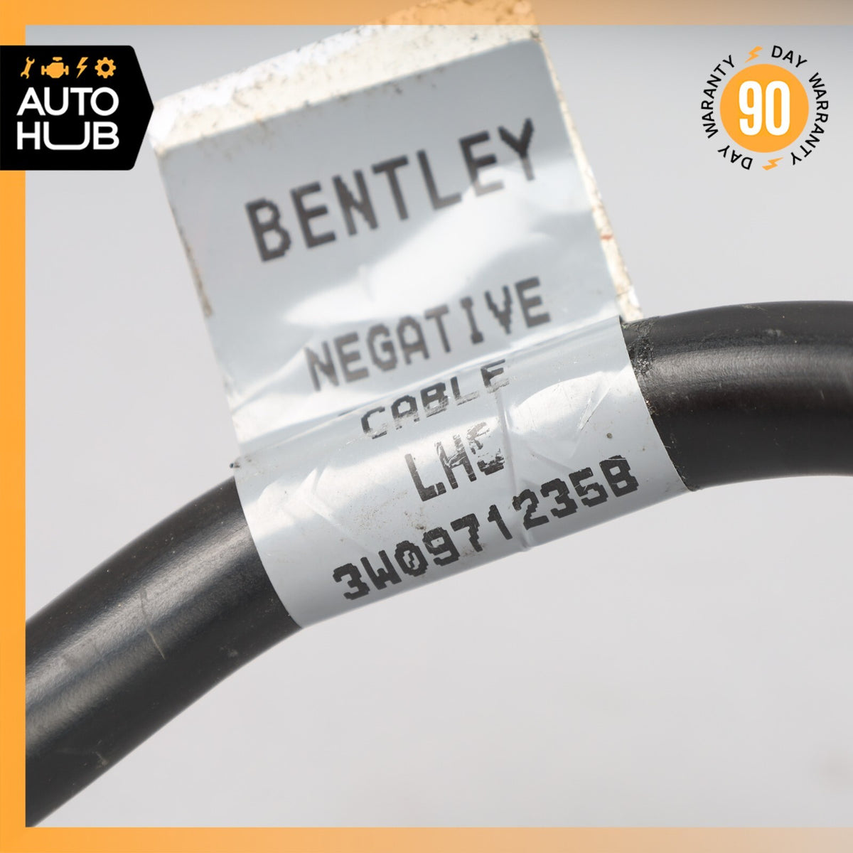 03-10 Bentley Continental Flying Spur Negative Battery Cable Harness OEM - photo 9