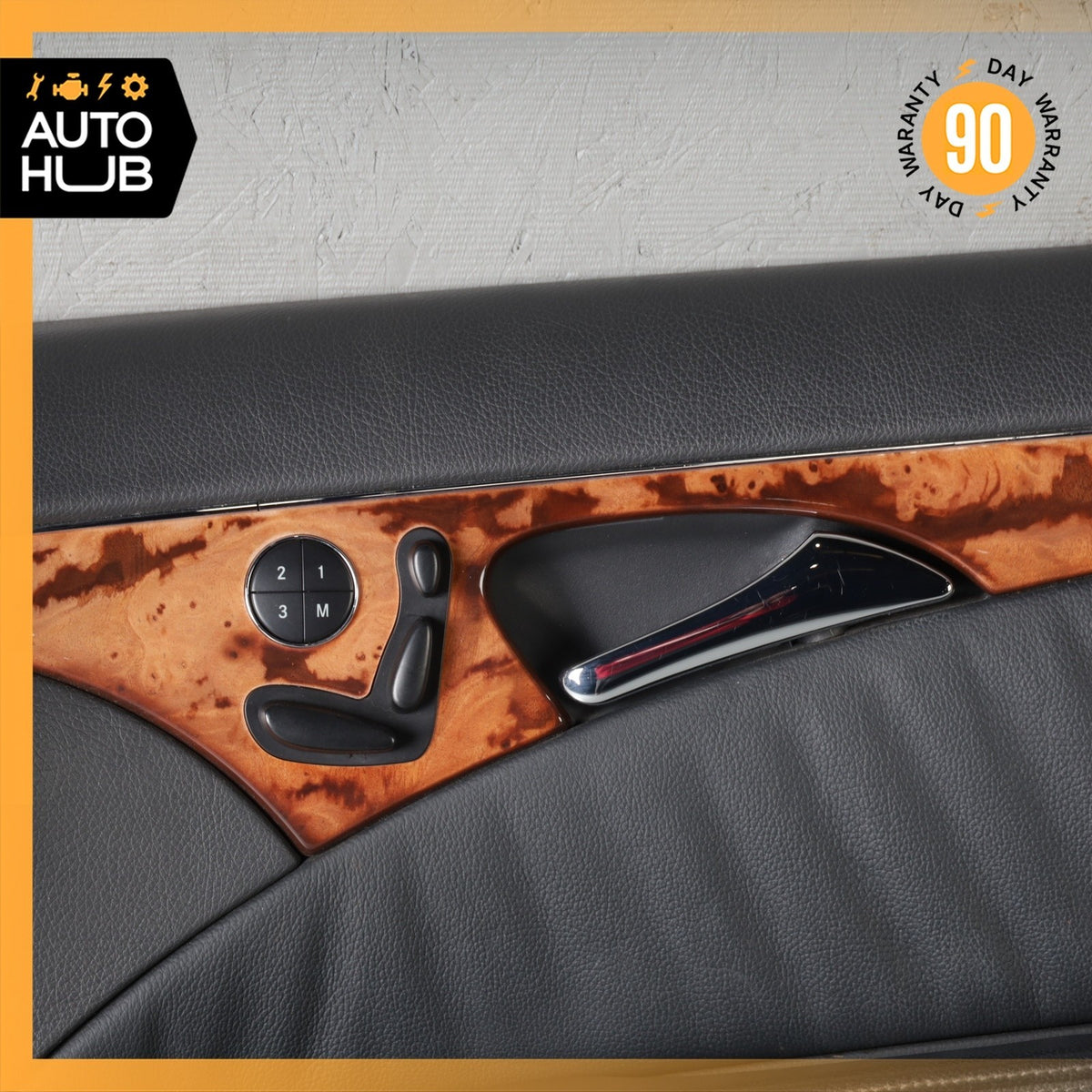 03-06 Mercedes W211 E320 E500 Interior Door Panel Front Right Side Black OEM - photo 8