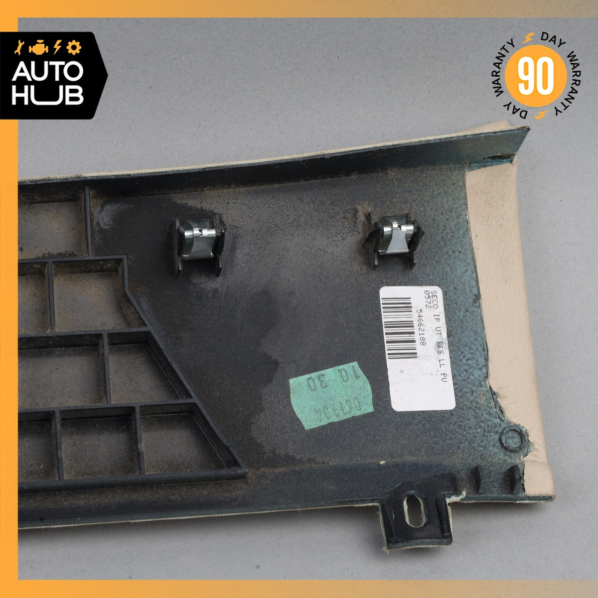 07-09 Mercedes W221 S550 S450 Right Lower Dashboard Dash Trim Panel Beige OEM - photo 6