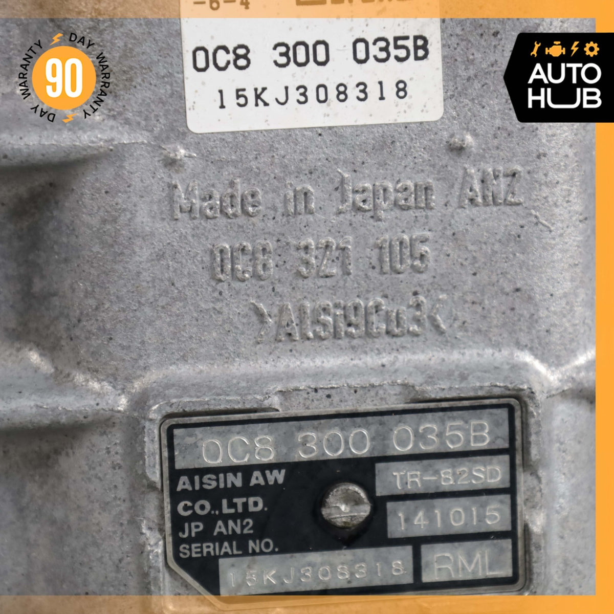 15-18 Porsche Cayenne 958 E-Hybrid Automatic Transmission Gearbox OEM - photo 13