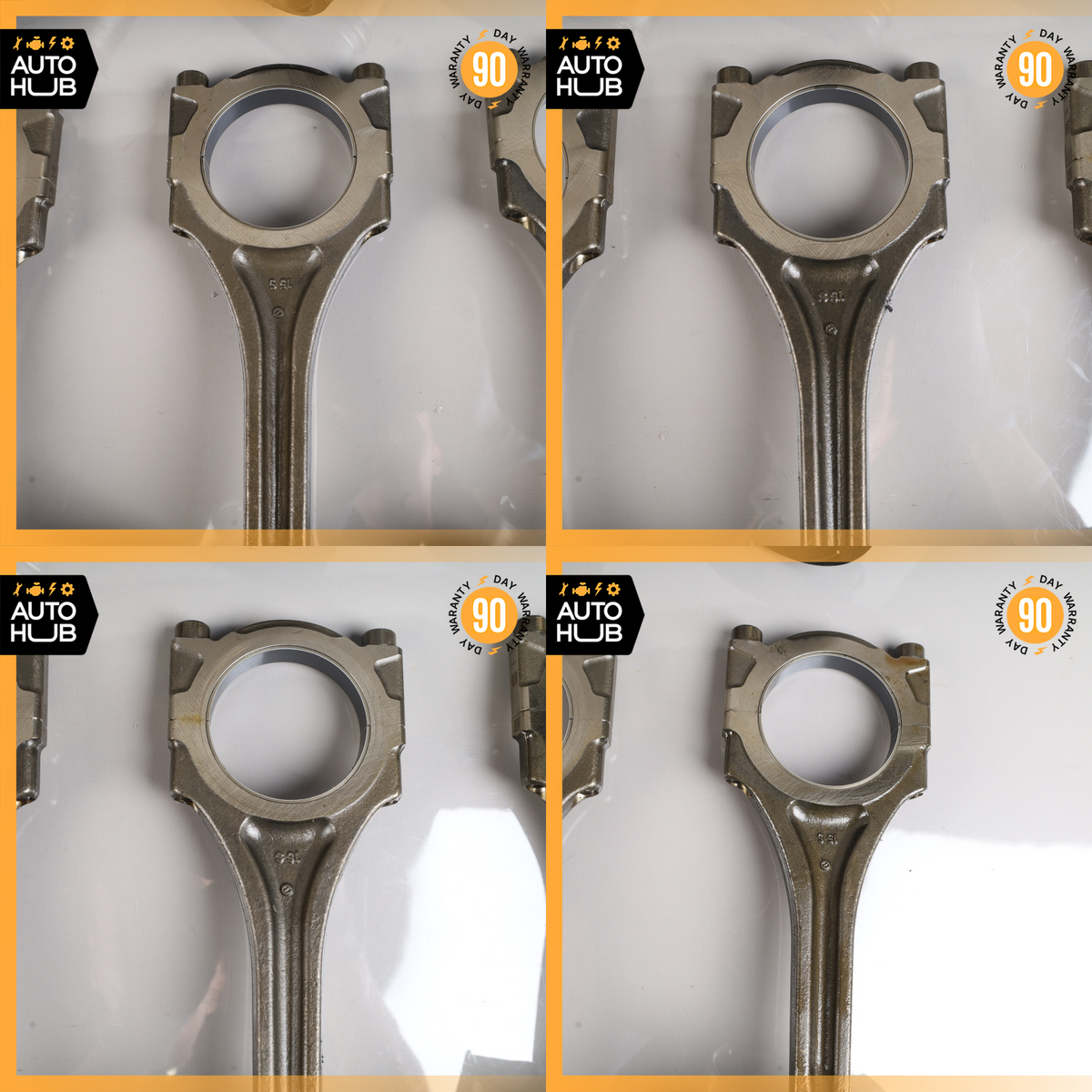 03-13 Bentley Continental GTC GT 6.0L Engine Motor Piston Connecting Rod Set 40k - photo 15