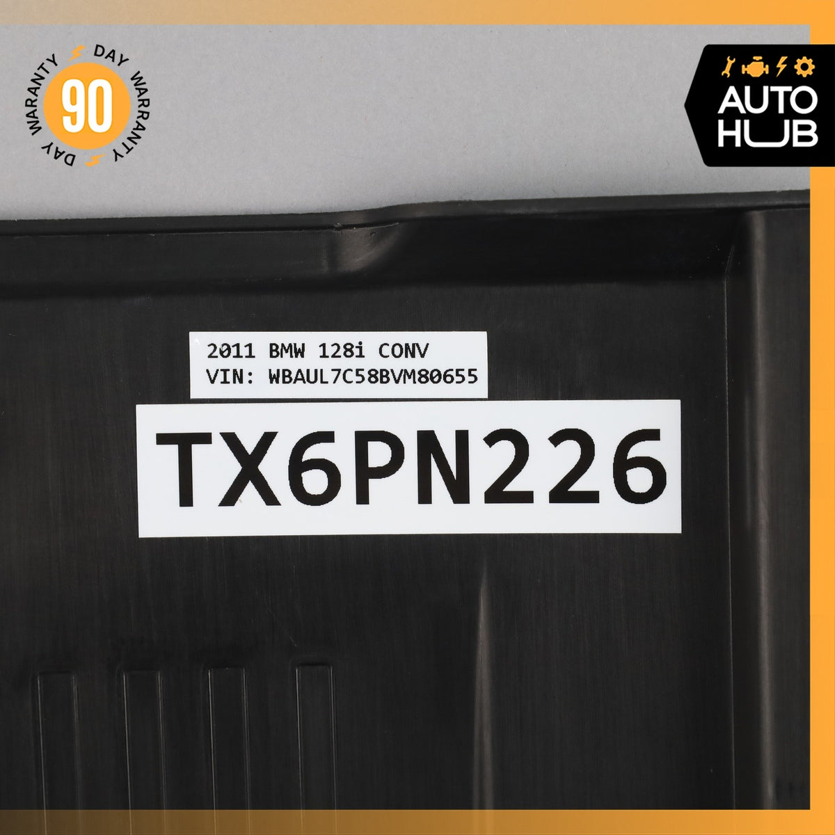 BMW E88 128i 3.0L N52 Engine Motor Upper Cover Panel 7575032 OEM - photo 13