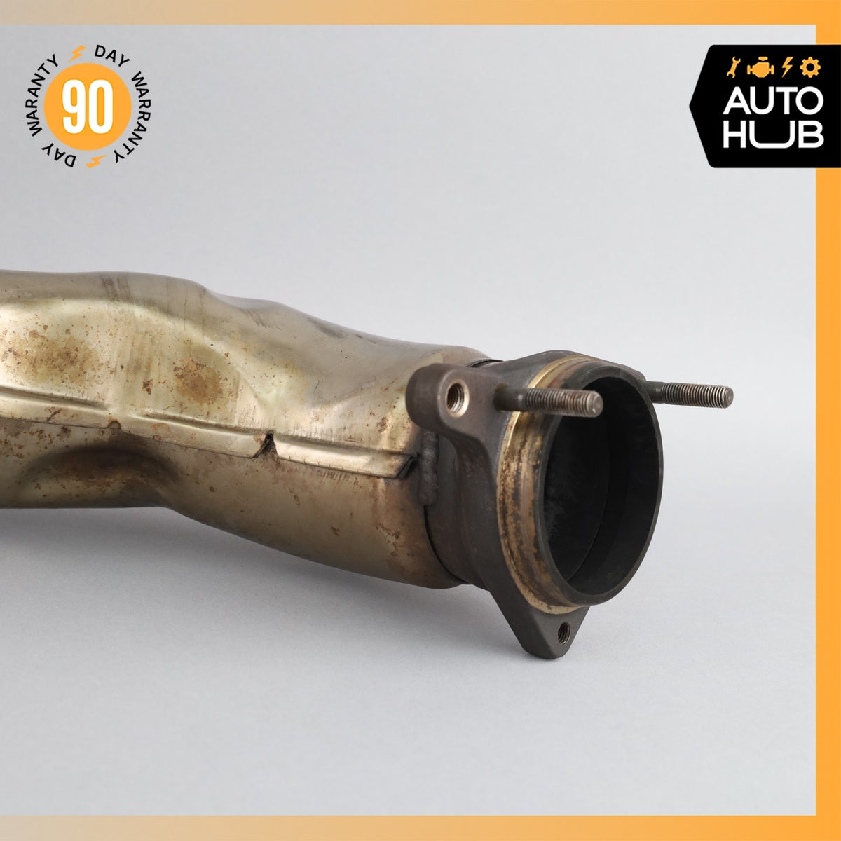 00-02 Bentley Arnage 6.8L V8 Exhaust Downpipe PJ55232PB OEM 30k - photo 9
