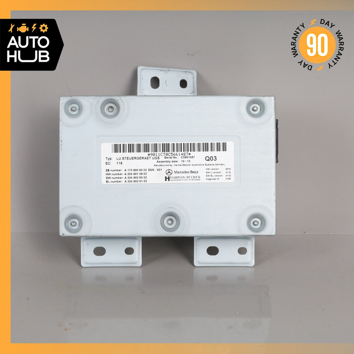 Mercedes W212 E350 S63 AMG SLK350 Communication Interface Module 2049009301 OEM - photo 5