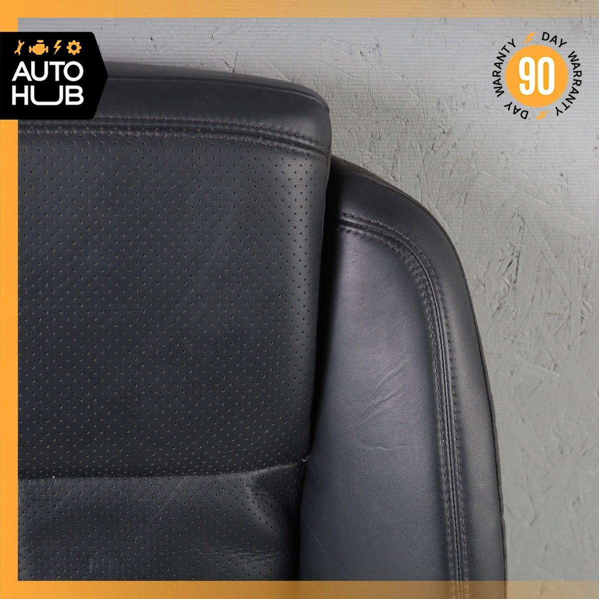 15-18 Porsche Macan 95B Front Left Lower Bottom Seat Cushion Leather Black OEM - photo 3