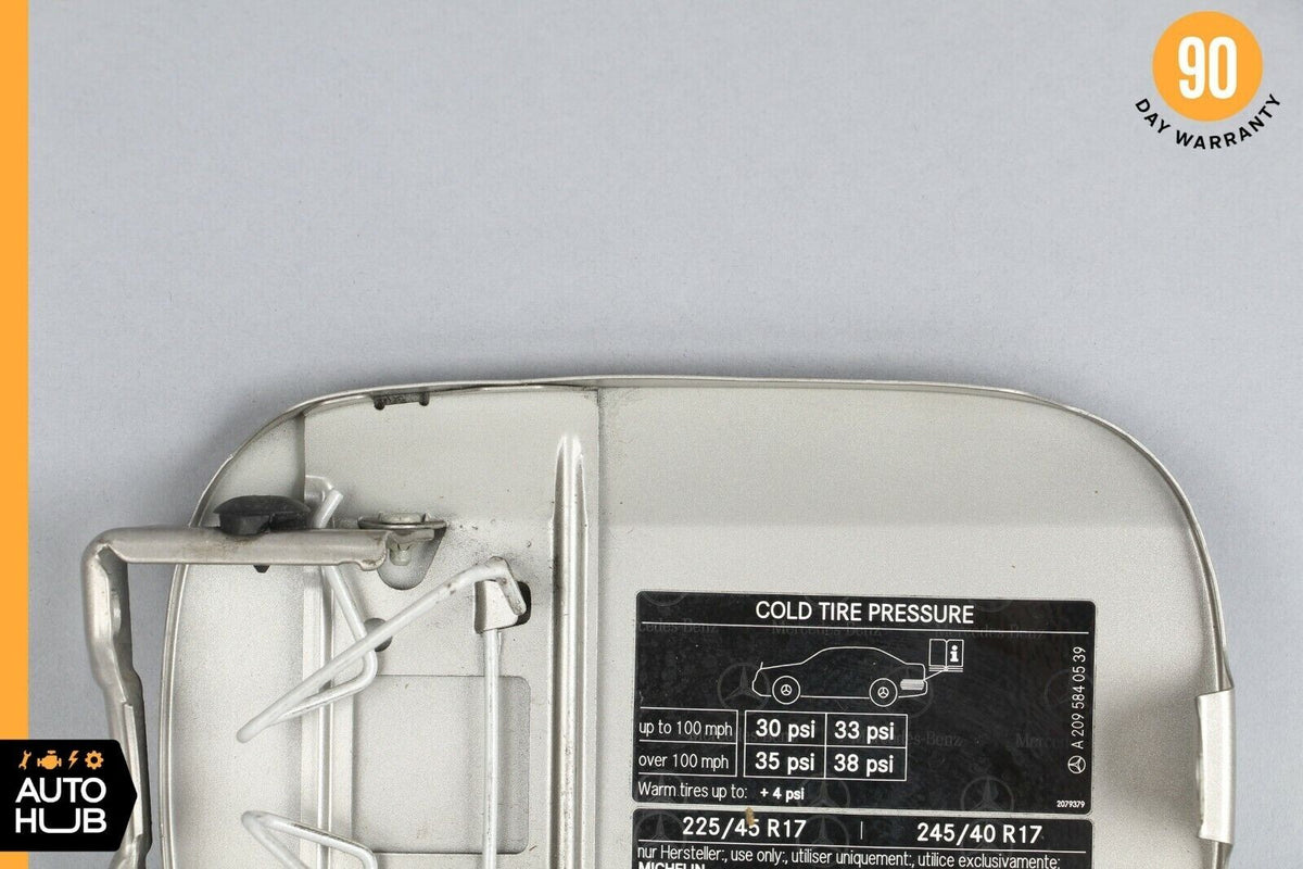04-09 Mercedes W209 CLK500 CLK320 Coupe Fuel Gas Tank Filler Door Lid OEM - photo 7