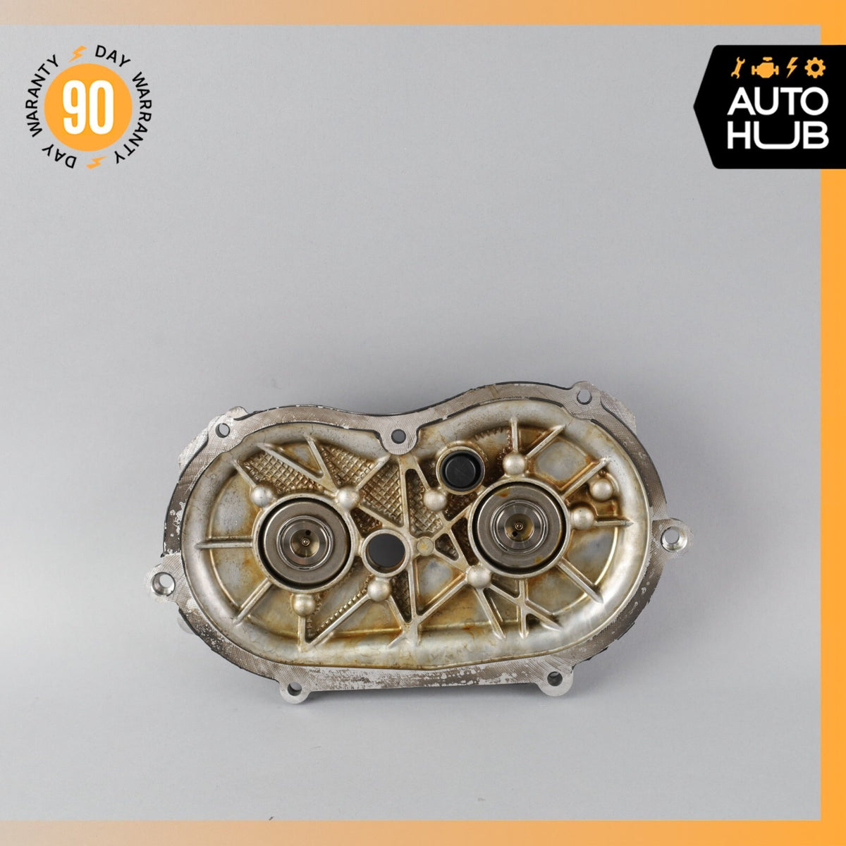 Mercedes W221 S400 C300 E350 Front Left Side Engine Timing Chain Cover Plate OEM - photo 5