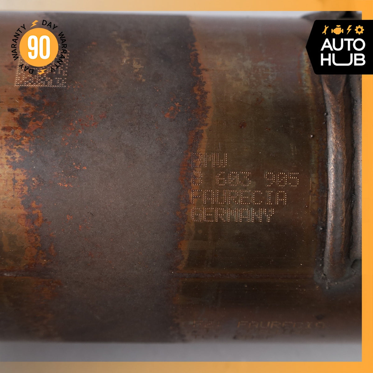 14-19 BMW F15 X5 X6 35i 535i 640i N55 3.0L Exhaust Downpipe 8603905 OEM 86k - photo 11
