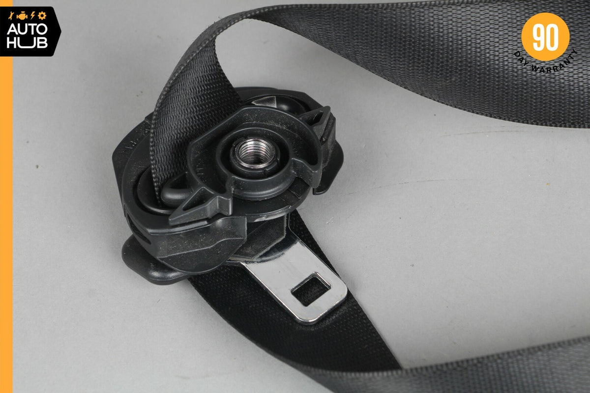 07-09 Mercedes W221 S550 S63 AMG Front Right Passenger Side Seat Belt Black OEM - photo 3