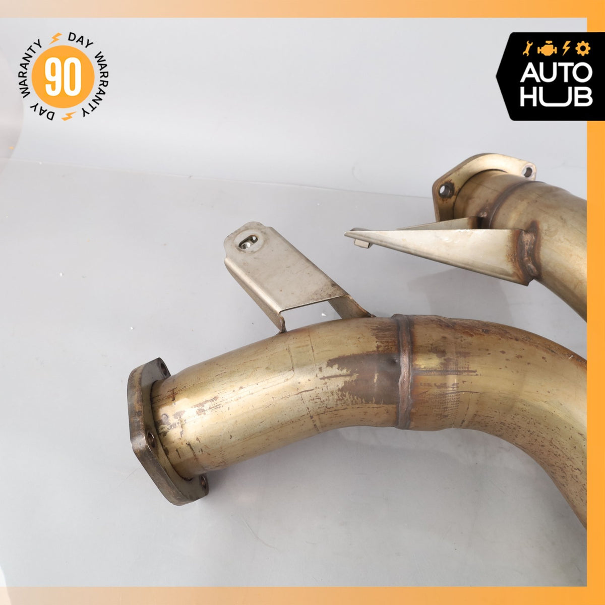 Bentley Continental GT 6.0L Exhaust Downpipe Left & Right Side Set OEM - photo 11