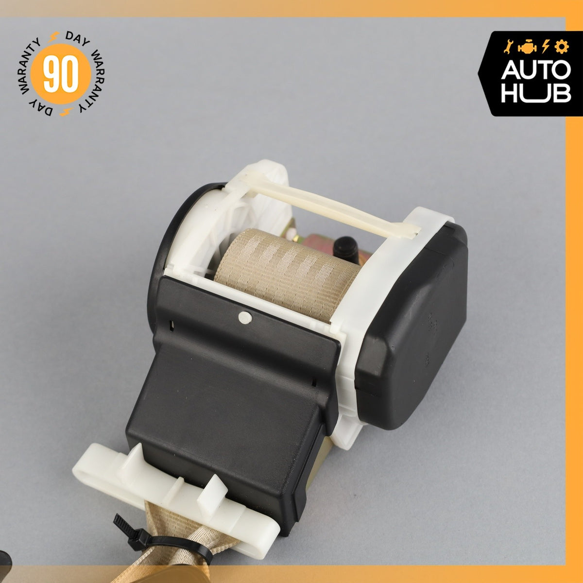 99-04 Bentley Arnage / RR Seraph Front Right Side Seat Belt Retractor Beige OEM - photo 2