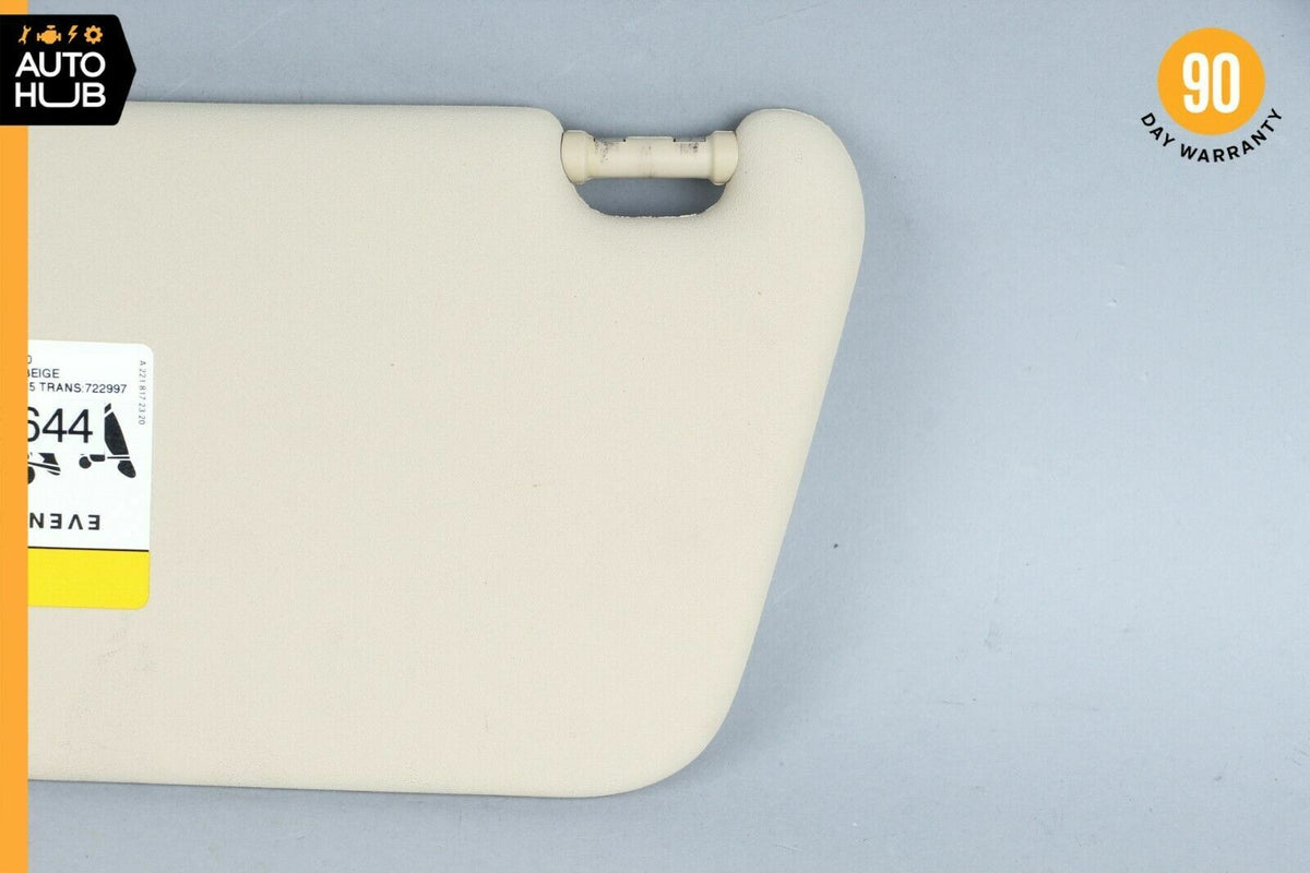 08-14 Mercedes W204 C250 C300 C350 Right Side Sunvisor Sun Visor Beige OEM - photo 9