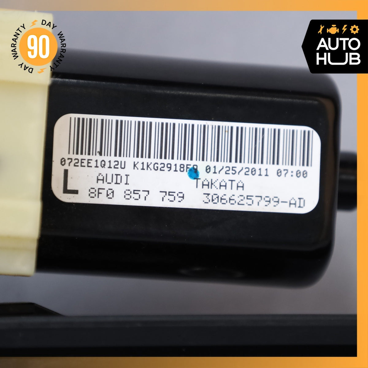 10-17 Audi B8 A5 S5 Convertible Front Right Passenger Seat Belt Feeder Motor OEM - photo 14