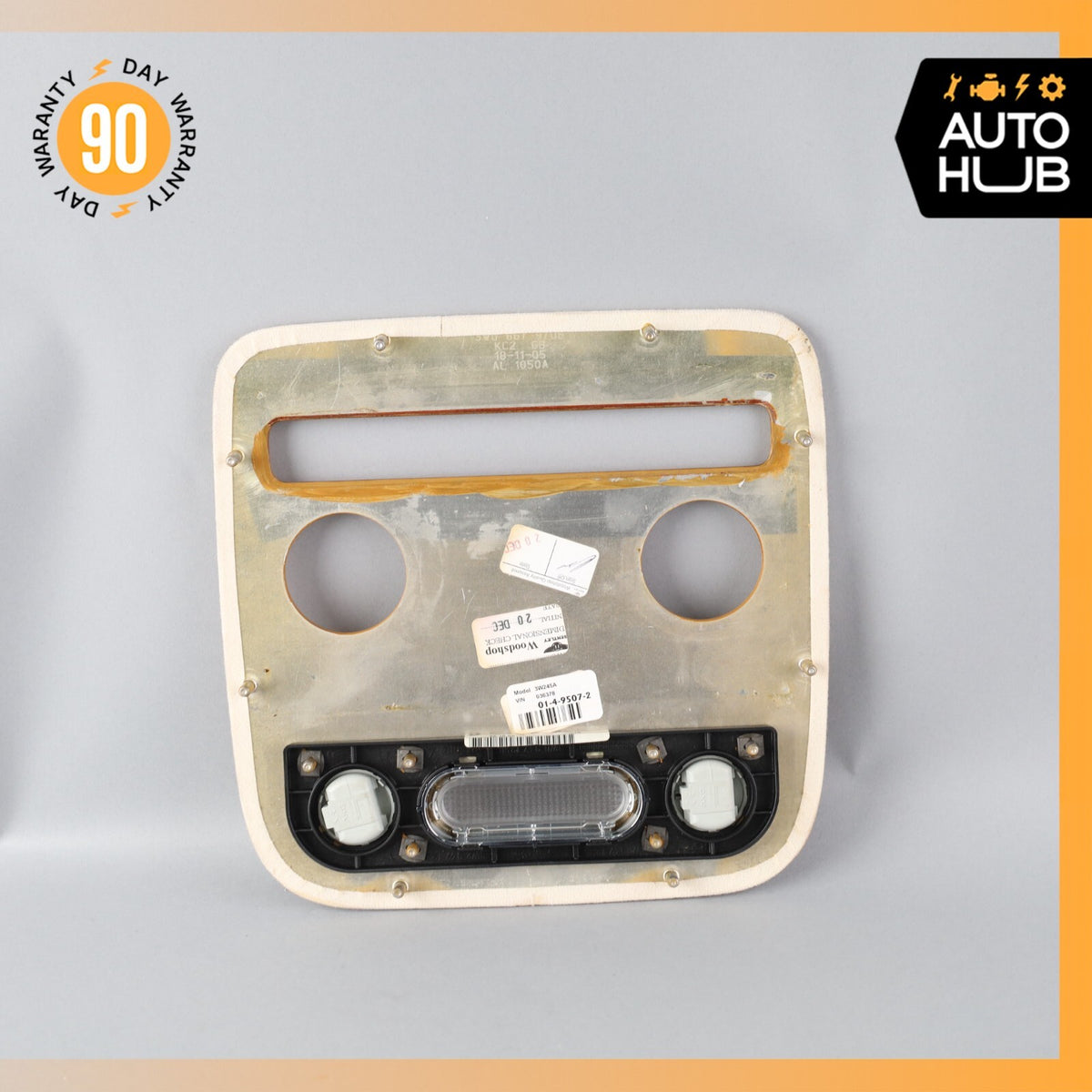 06-13 Bentley Continental Flying Spur Rear Overhead Dome Light Trim Wood OEM 58k - photo 6