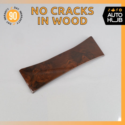 14-17 Mercedes W222 S550 S600 S550e Front Trim Strip Cover Wood 2226890267 OEM - photo 1