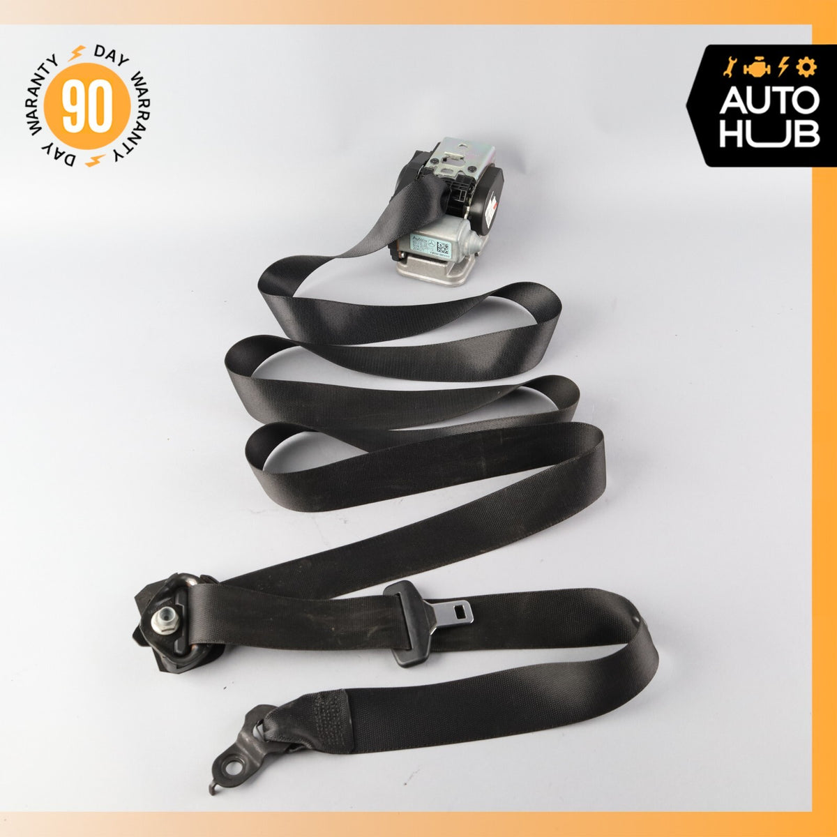 06-11 Mercedes W219 CLS550 CLS55 Front Left Driver Side Seat Belt Black OEM - photo 1