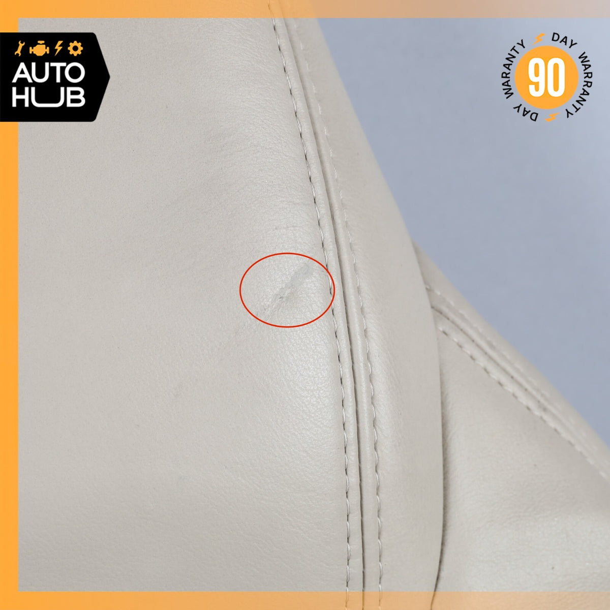 04-06 Cadillac XLR Right Passenger Side Top Upper Seat Cushion Beige OEM - photo 6
