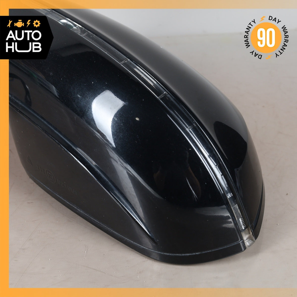 11-18 Audi D4 A8 S8 Front Left Side Rear View Mirror w/ Blind Spot Black OEM - photo 6