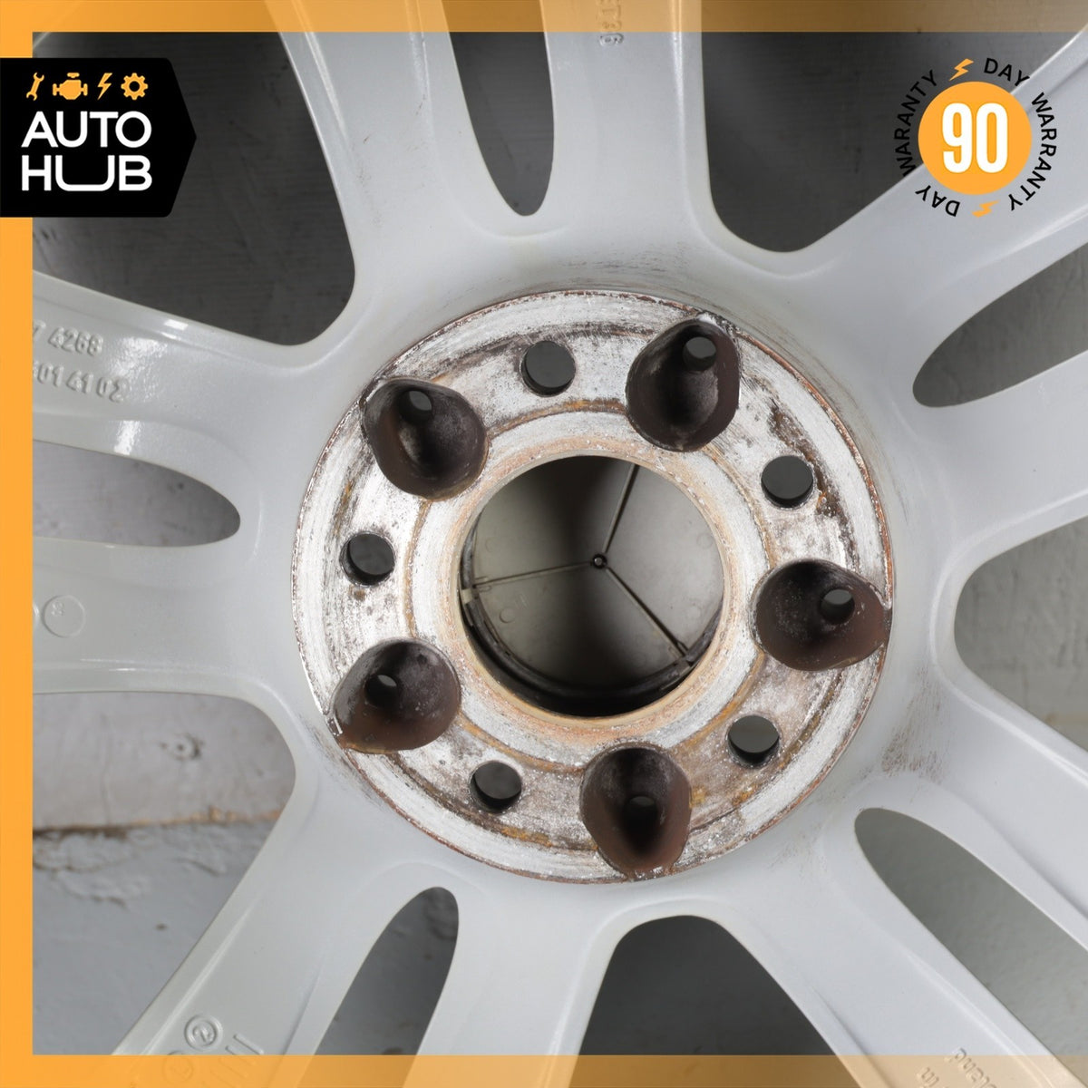 Mercedes W209 CLK350 SLK350 7.5 x 17 17" Front Wheel Rim Silver 2094014102 OEM - photo 16