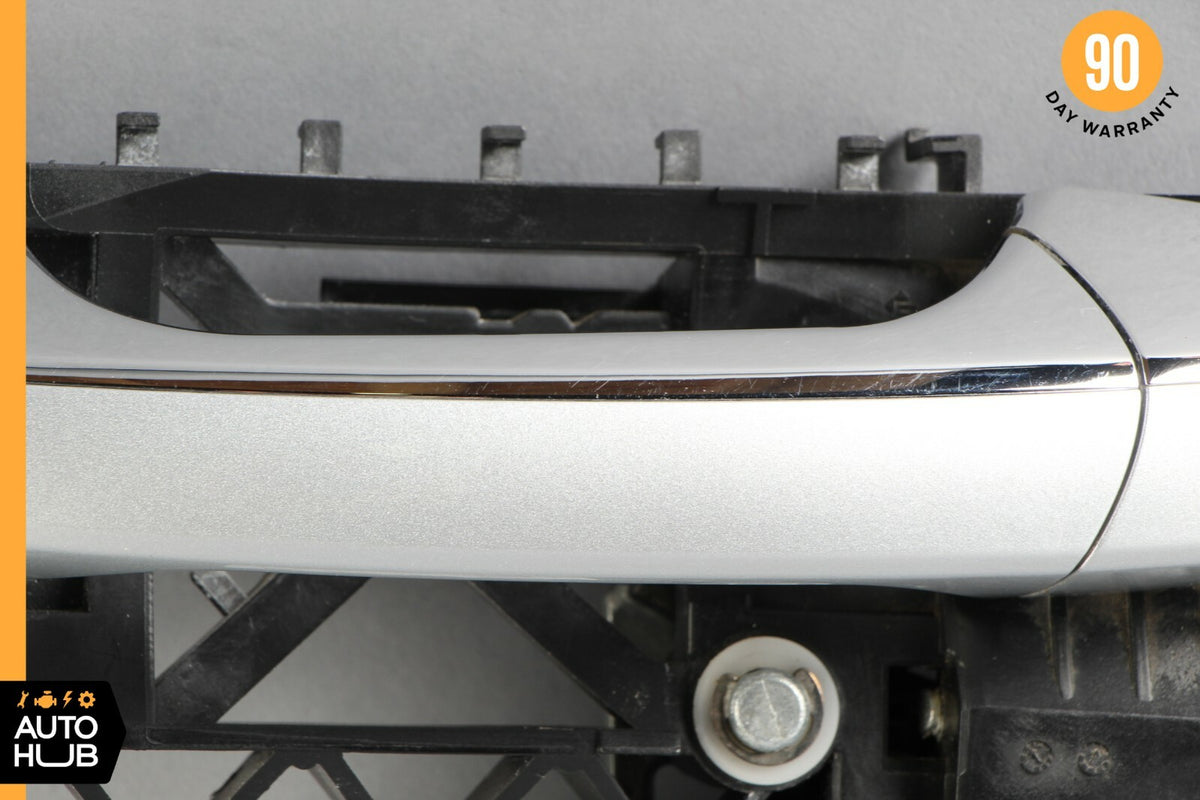 07-13 Mercedes W221 S550 S63 AMG Rear Left Side Exterior Door Handle Silver OEM - photo 3