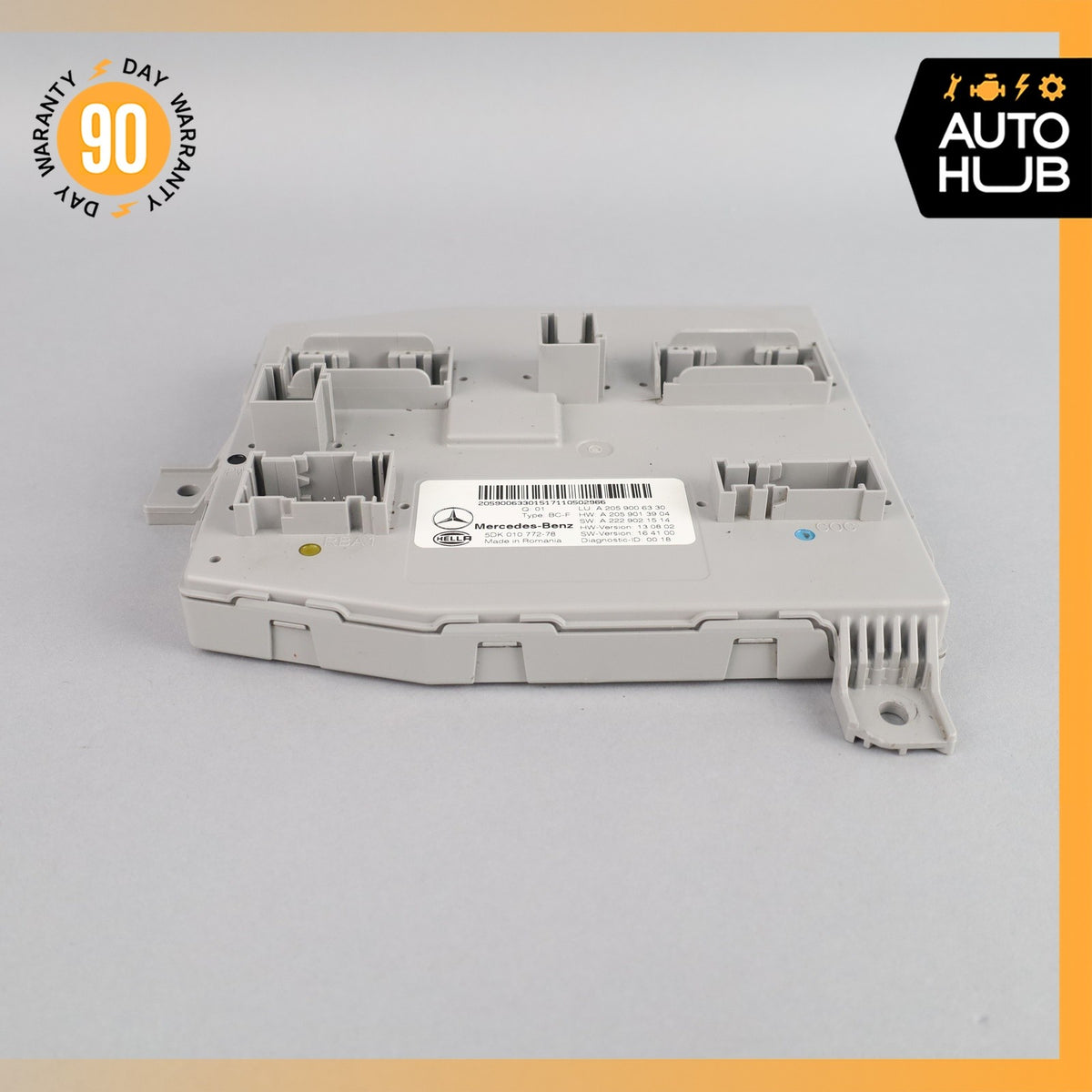 15-16 Mercedes W205 C300 Front SAM Module Control Unit Signal Acquisition OEM - photo 4