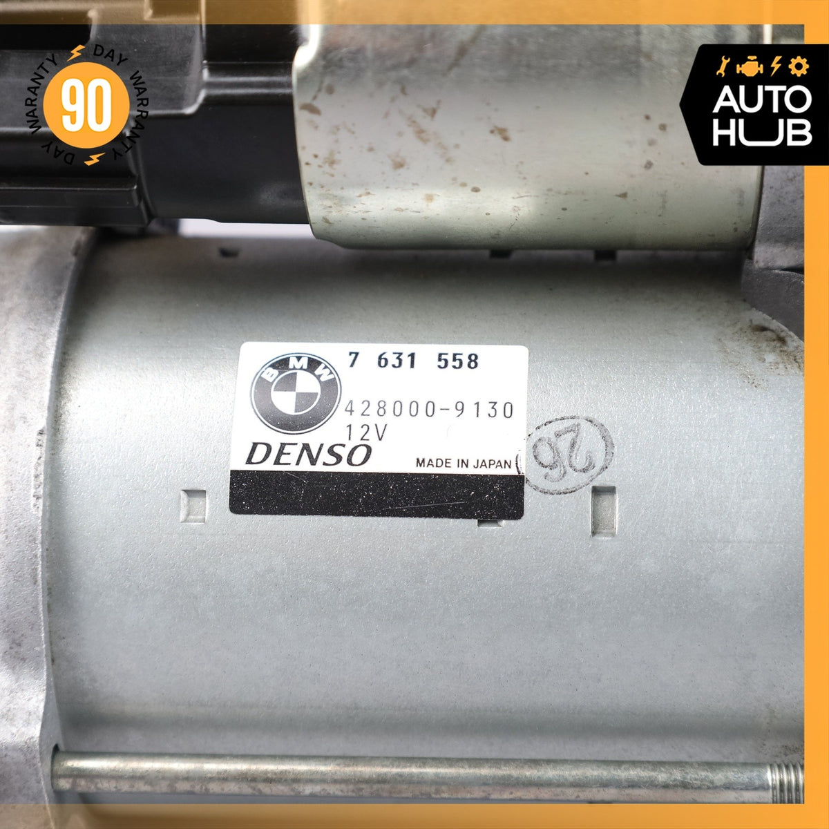 BMW F10 535i 3.0L N55 Engine Motor Starter 7631558 OEM - photo 11