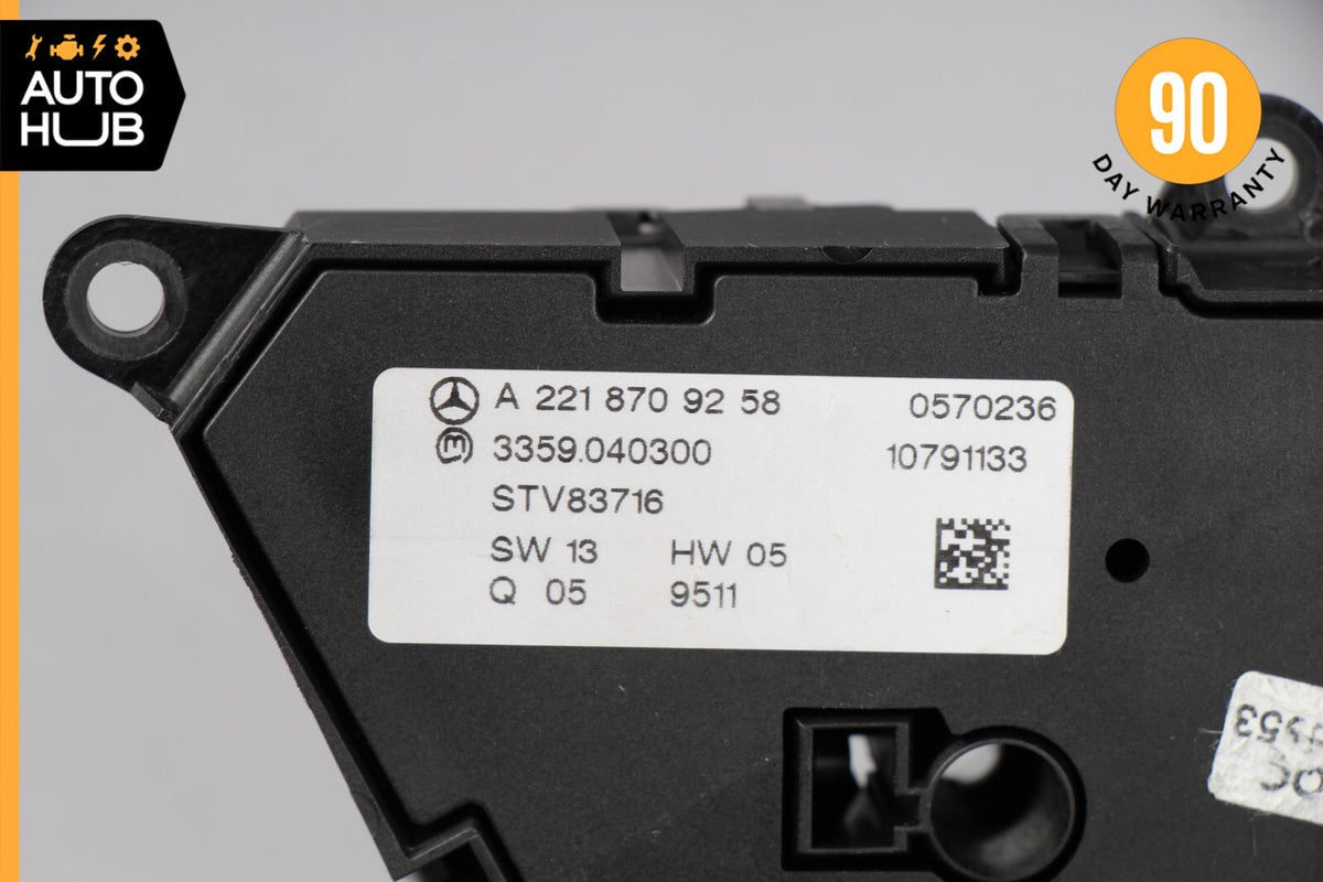 07-14 Mercedes W221 S550 CL550 Front Left Driver Seat Control Memory Switch OEM - photo 11