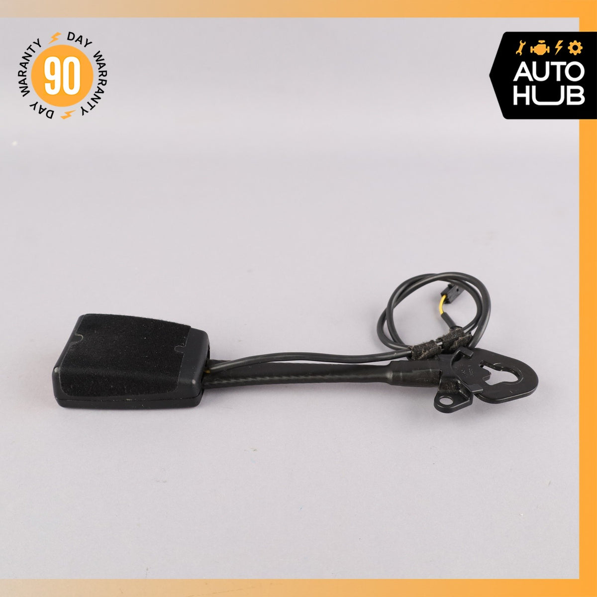 11-18 Porsche Cayenne 958 Front Left Seat Belt Buckle Black 7P0857755 OEM - photo 2