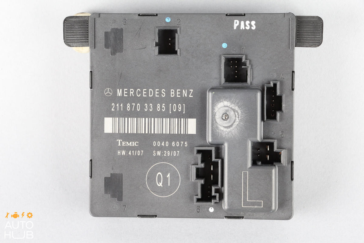 07-09 Mercedes W211 E320 E350 E550 Rear Left Door Control Module 2118703385 OEM - photo 3