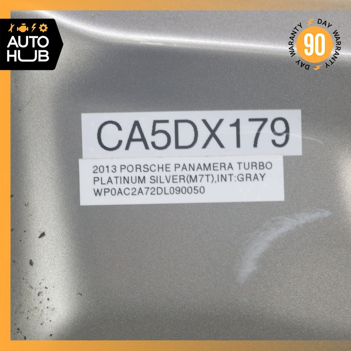 10-16 Porsche Panamera 970 Turbo GTS Hood Panel Assembly Silver OEM 68k - photo 23