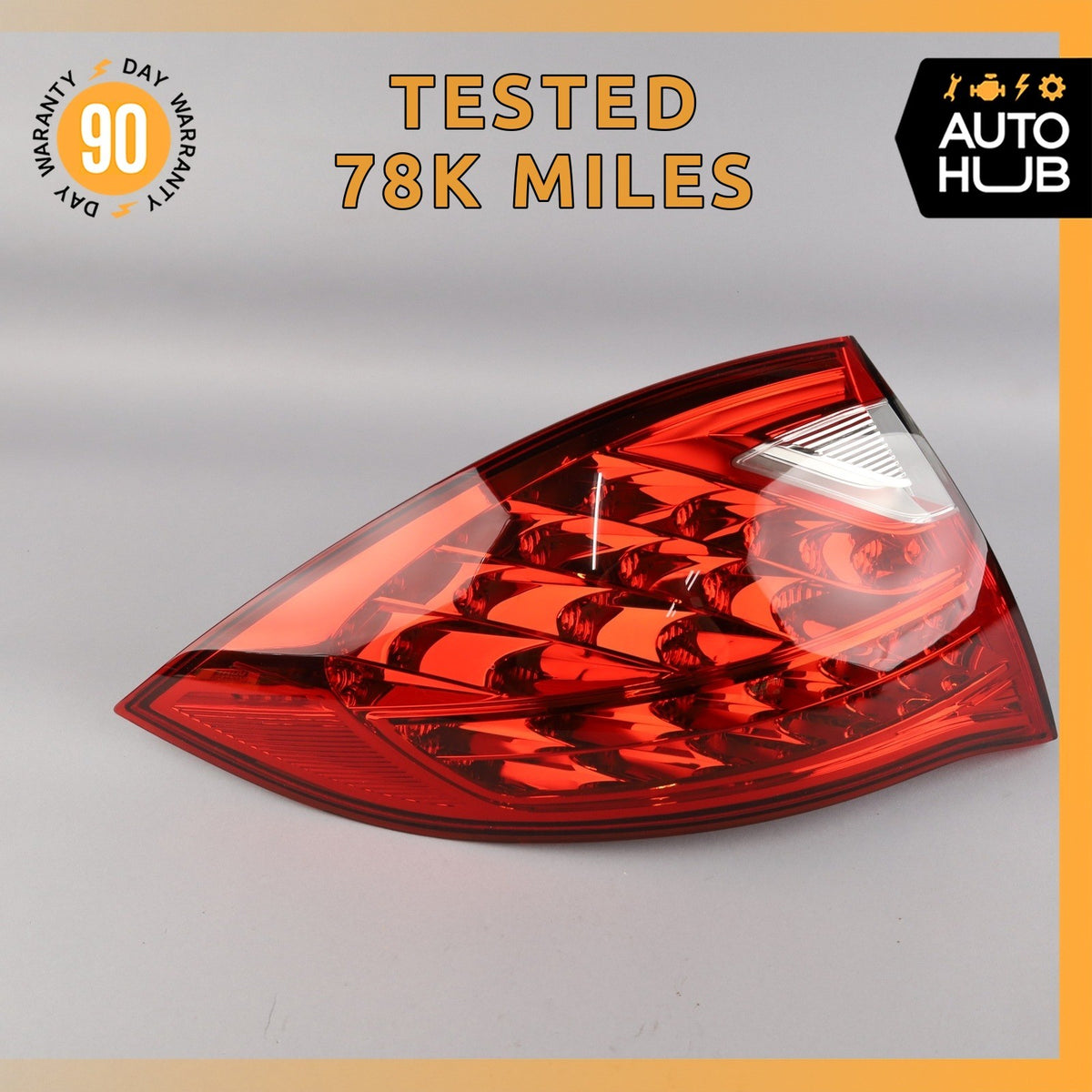 11-14 Porsche Cayenne 958 Left Driver Side Outer Tail Light Lamp OEM 78k - photo 1