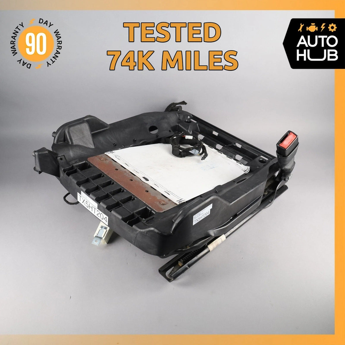 08-19 Maserati GranTurismo Front Right Seat Rail Track Frame w/Motors OEM 74k - photo 1