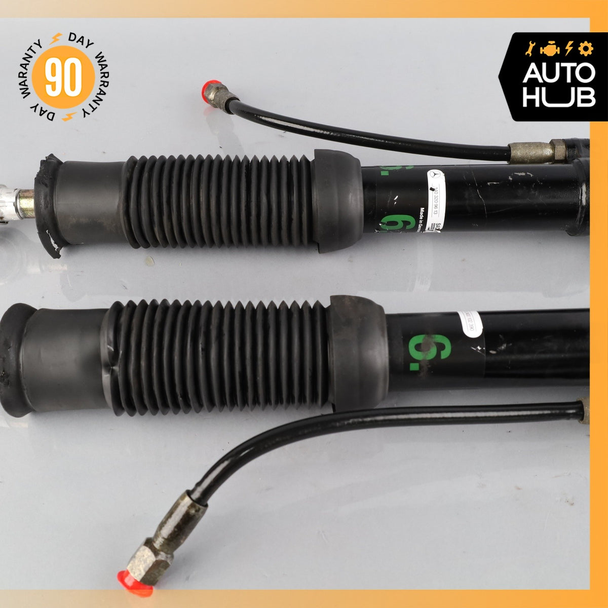 92-99 Mercedes W140 CL600 S500 Rear Left & Right Hydraulic Shock Strut Set OEM - photo 9