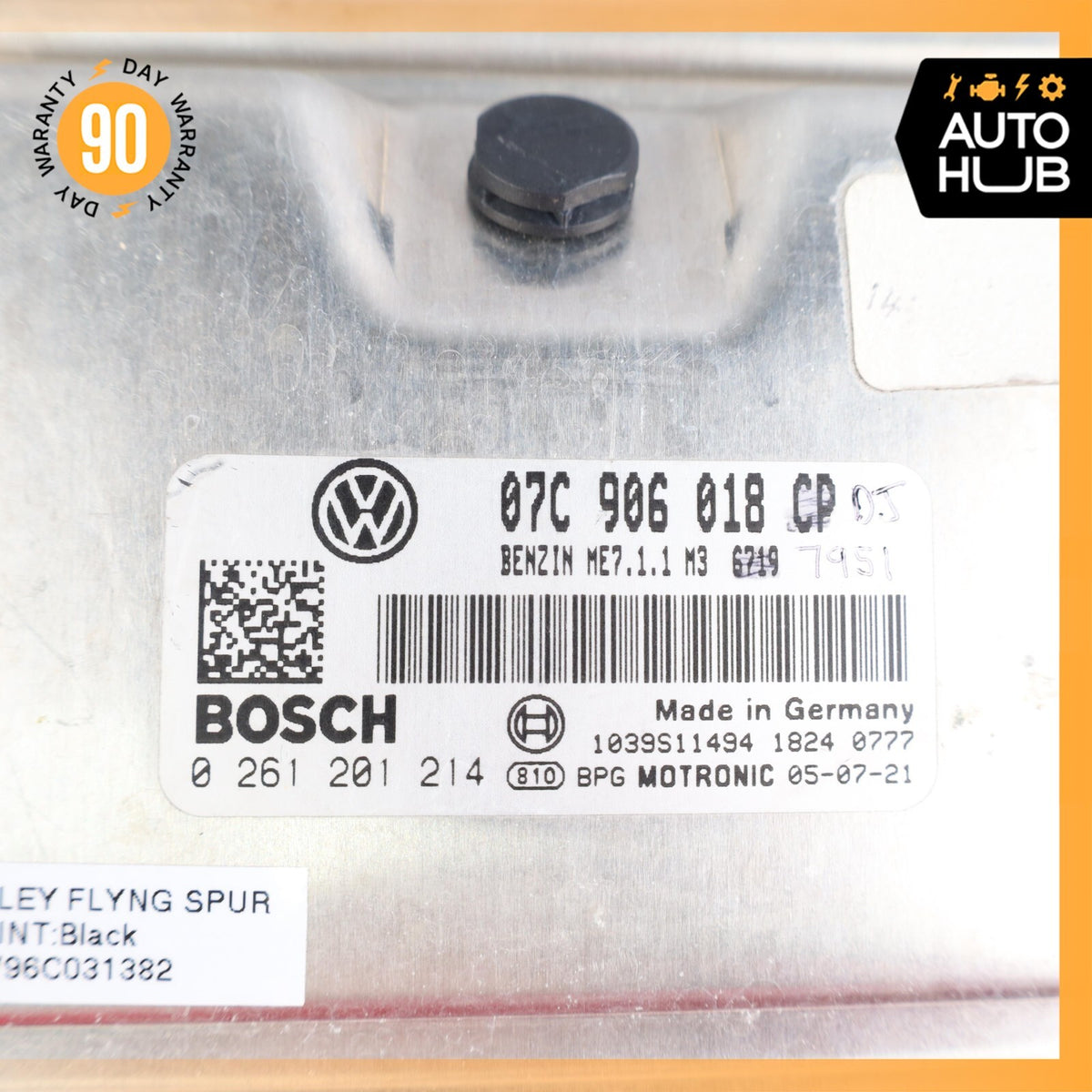 2006 Bentley Continental Flying Spur 6.0L W12 Engine Control Module ECU OEM 78k - photo 8