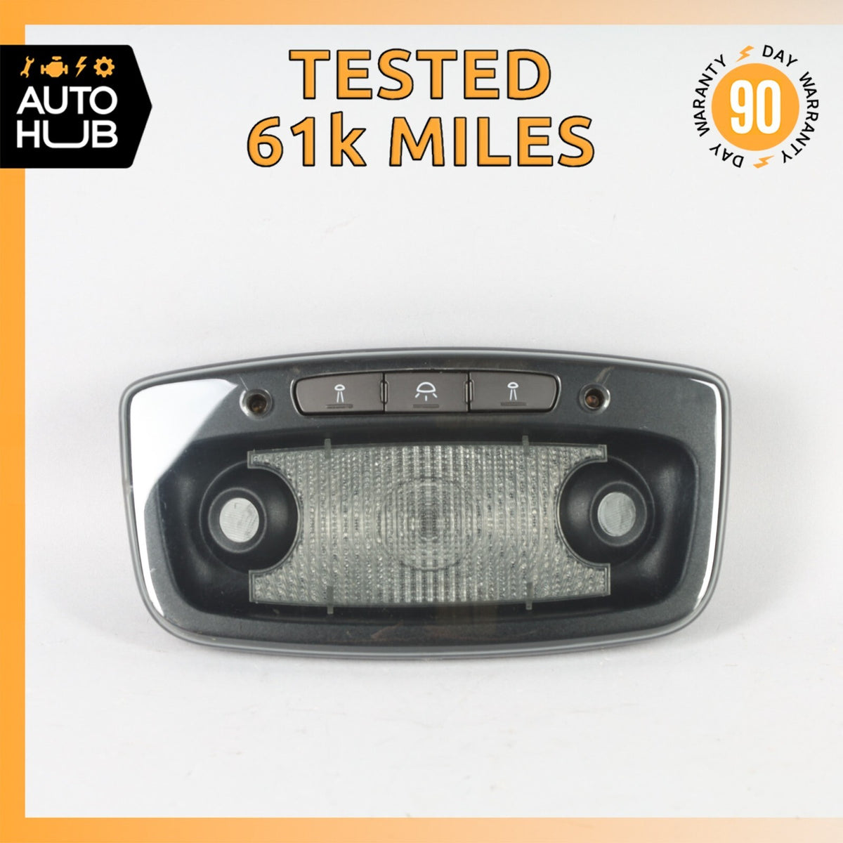 03-19 Maserati GranTurismo M145 Interior Overhead Dome Light Lamp 990096 OEM 61k - photo 1