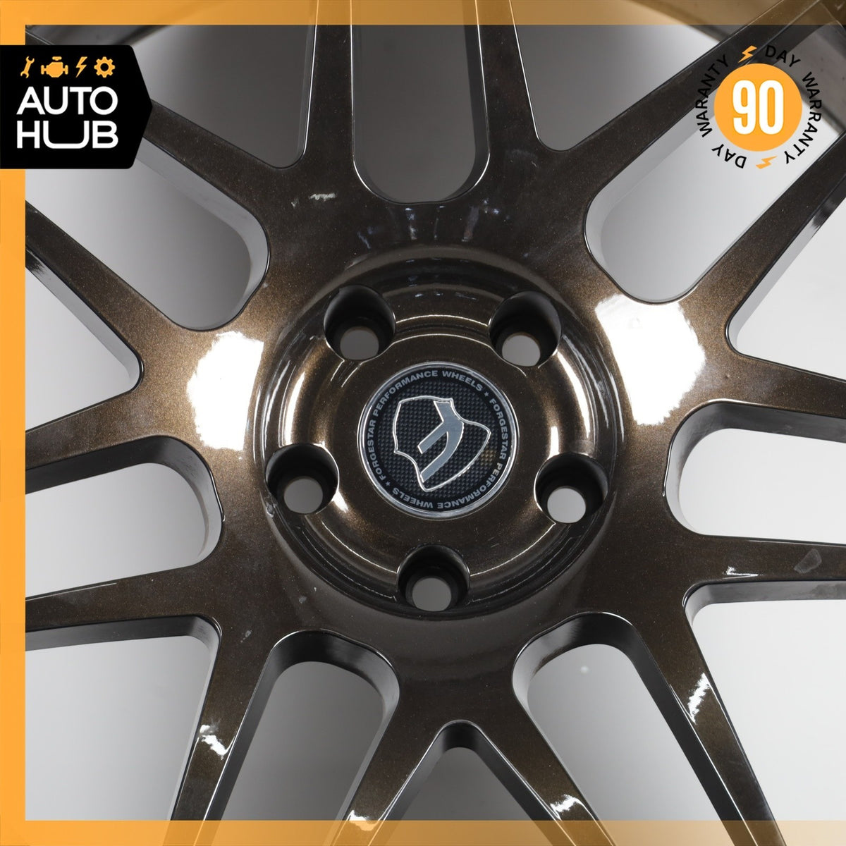 Audi B8.5 S5 A5 9.5 x 20 20" Front Wheel Rim Forgestar F14 Bronze - photo 9