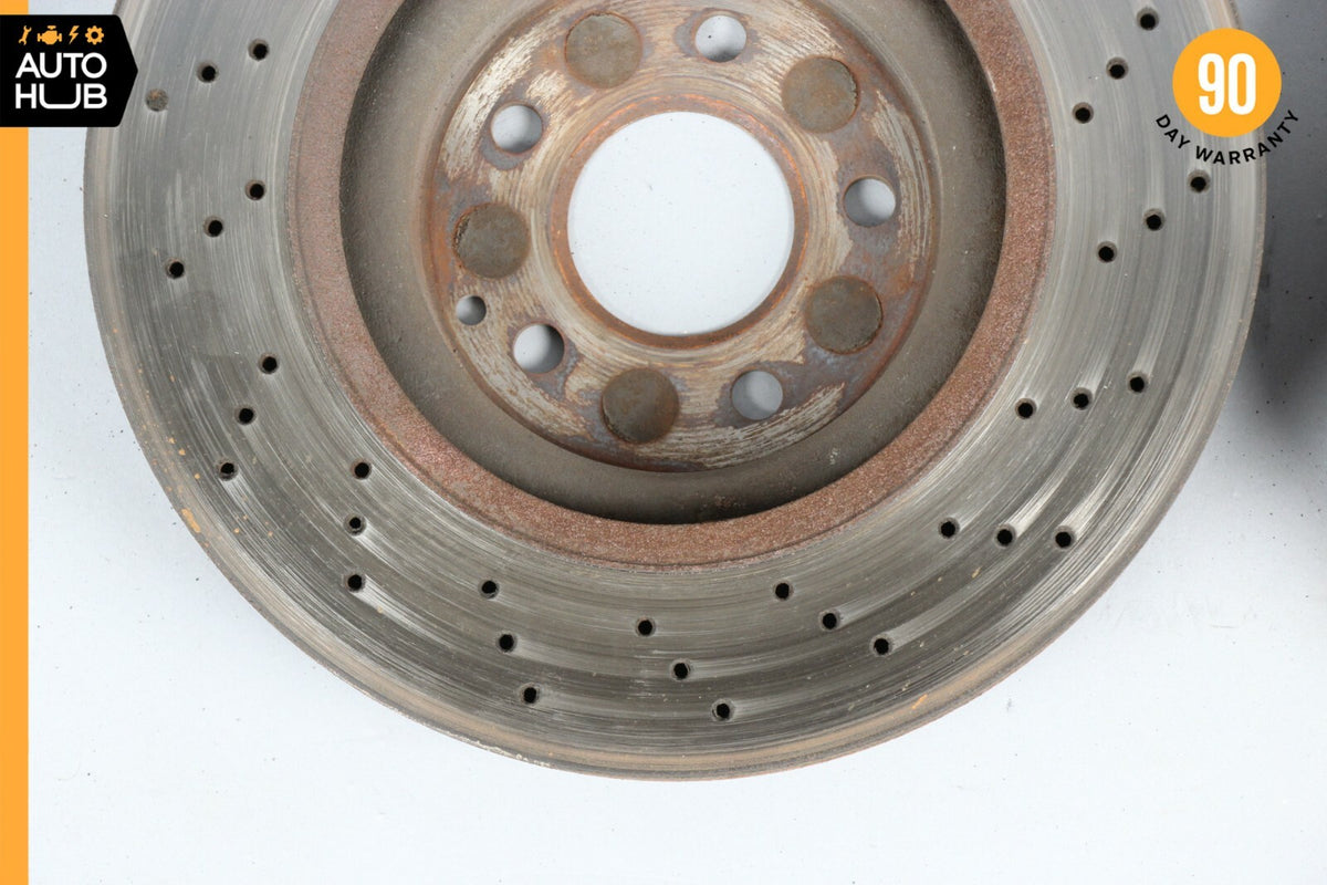 Mercedes W211 E350 SL500 SL550 Front Left & Right Brake Rotors Disc Set of 2 OEM - photo 8