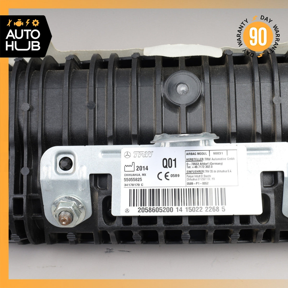 15-18 Mercedes W205 C300 C43 AMG Passenger Dash Airbag Air Bag OEM - photo 10