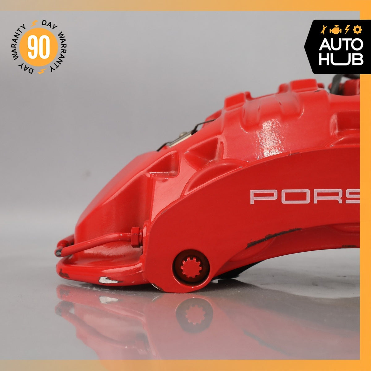 10-18 Porsche Macan 95B Cayenne Front Brake Calipers Left & Right Set OEM 46k - photo 12