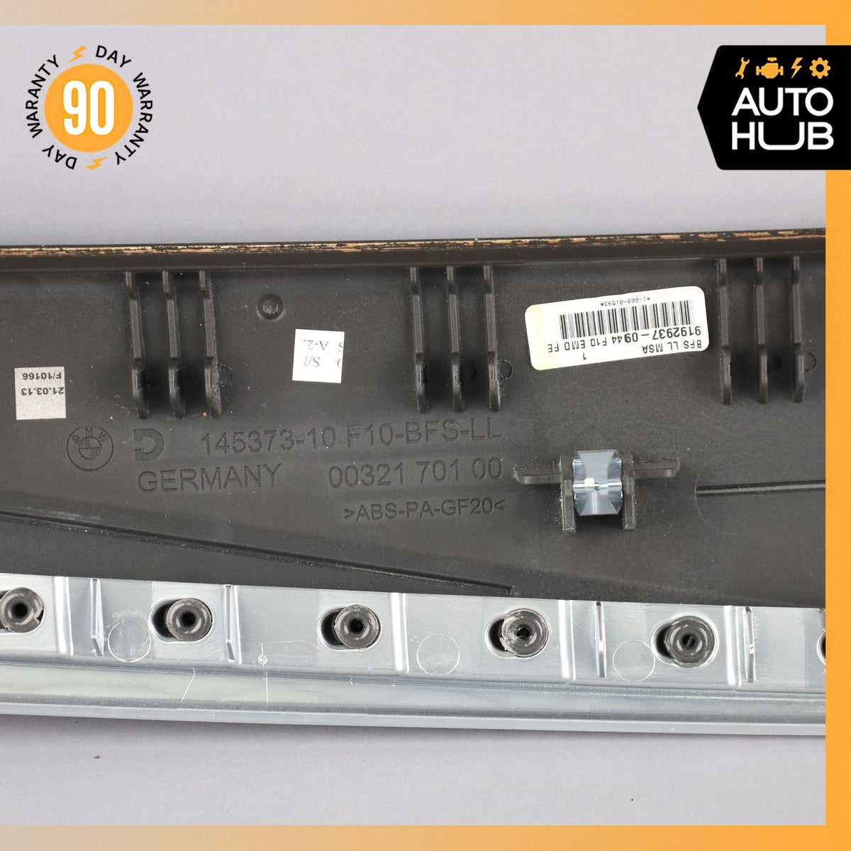 11-13 BMW F10 535i 528i Dash Dashboard Wood Trim Panel OEM - photo 15